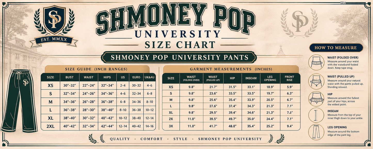 Shmoney Pop University Sets: ON HAND