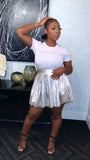 Metallic Mami Skirt