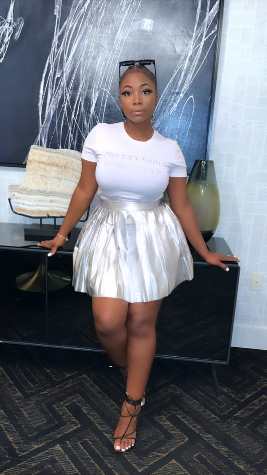 Metallic Mami Skirt