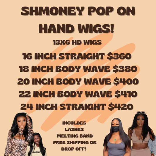 13x6 HD Frontal Wigs ON HAND